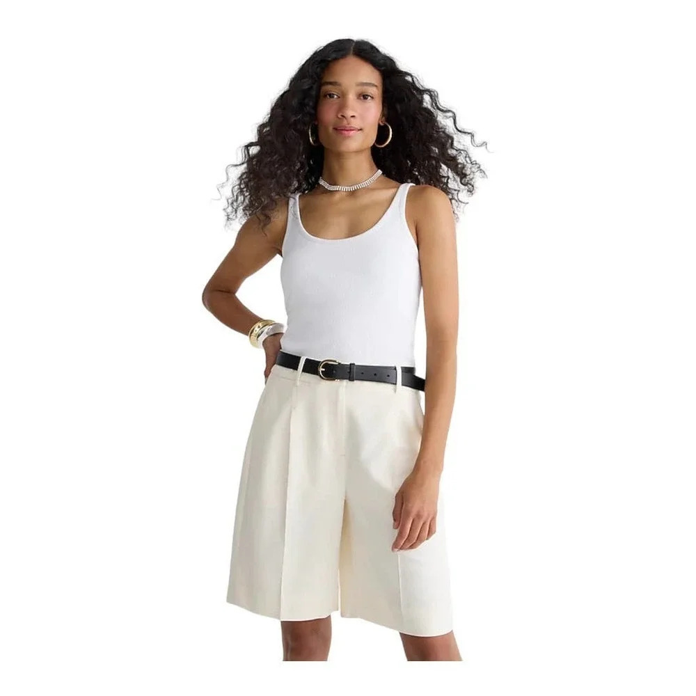 J crew Vintage rib shelf-bra tank top, NWOT